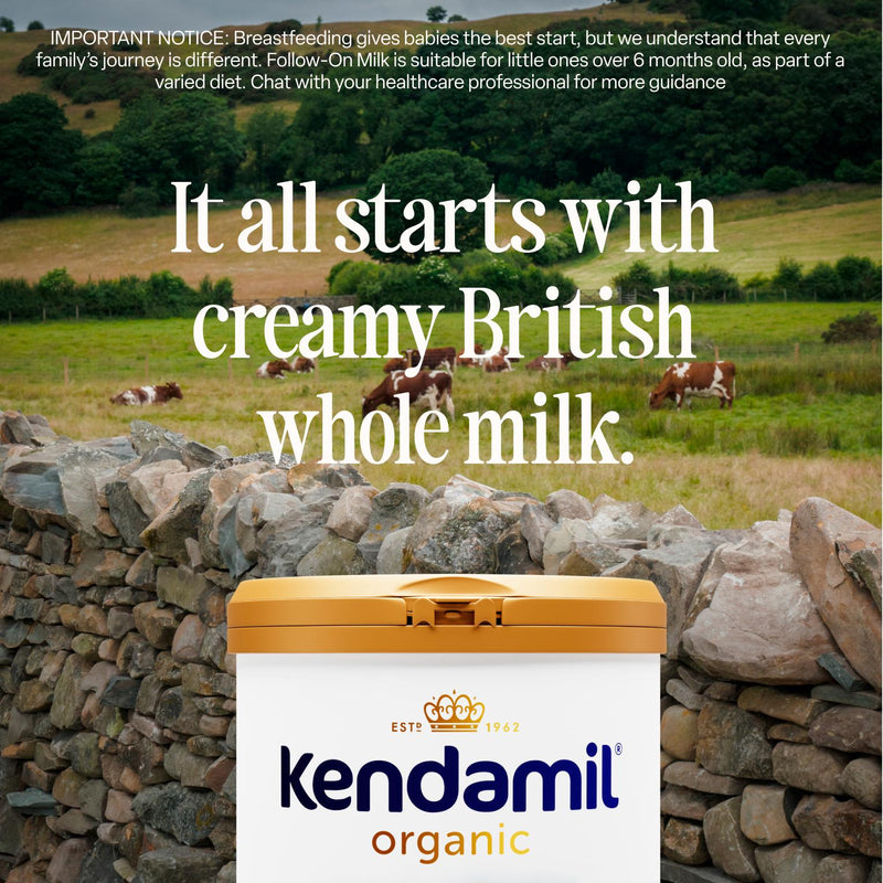 Kendamil organic follow-on milk formula 800g - British product