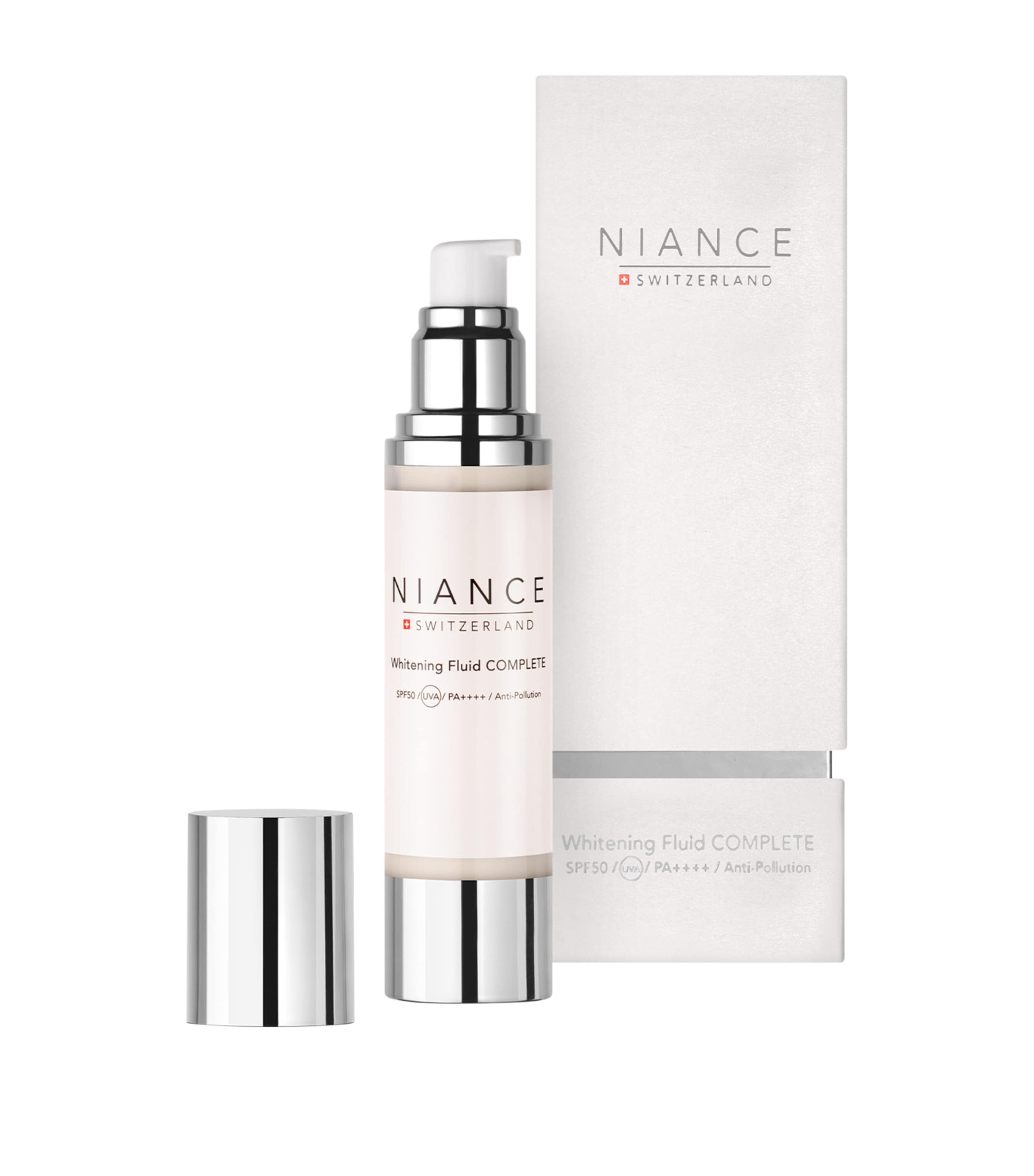 NIANCE SWITZERLAND Whitening Fluid COMPLETE 50ml, imported from the UK