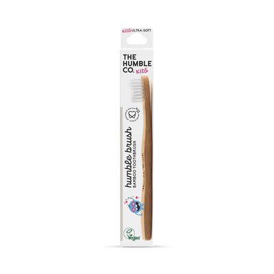 Holland & Barrett Humble Bamboo Kids Ultra Soft Bristle Toothbrush Blue Purple White or Yellow- Buy online at McGrocer