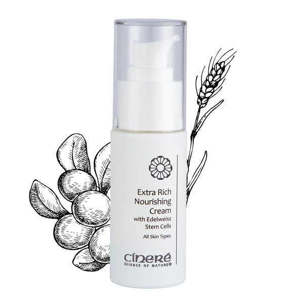 Cinere Extra Rich Nourishing Cream 30ml, imported from the UK