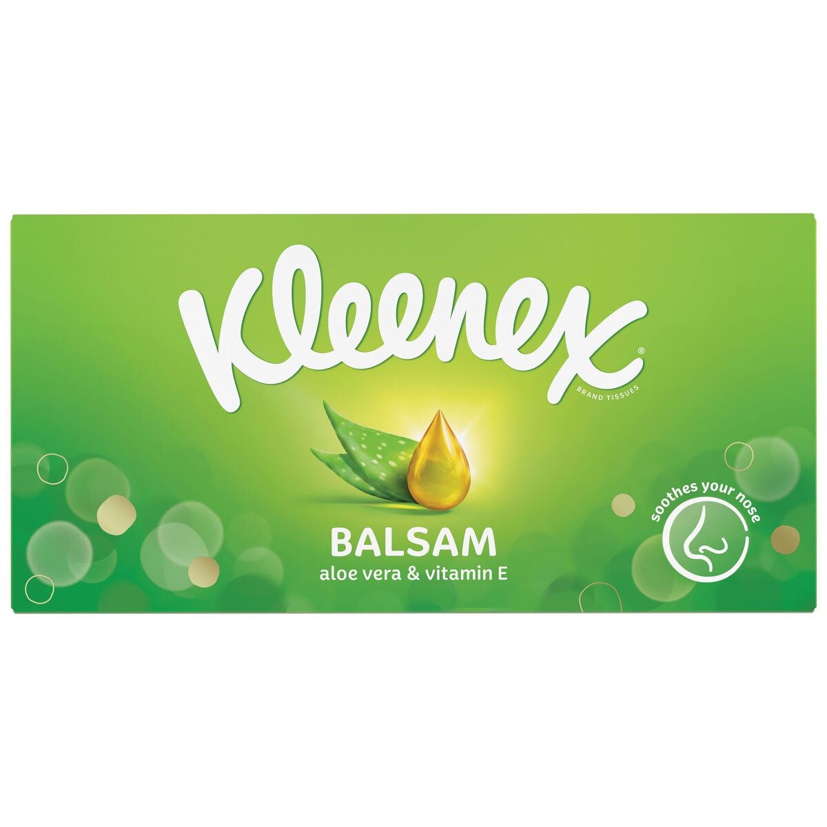 Kleenex Balsam Facial Tissues, 6 x 64 Sheets