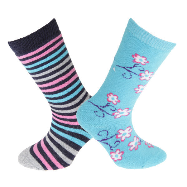 FLOSO Kids Cotton Rich Welly Socks (2 Pairs) (12.5 -3.5) GOODS Superdrug   