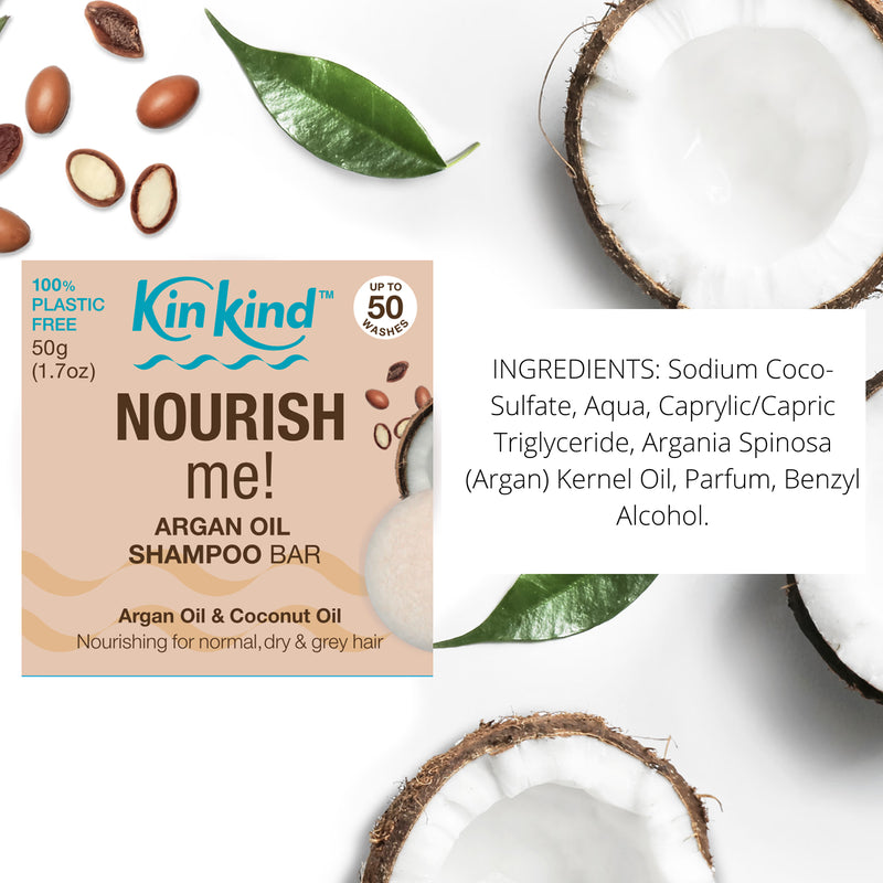 KinKind NOURISH me! shampoo bar 50g - British product