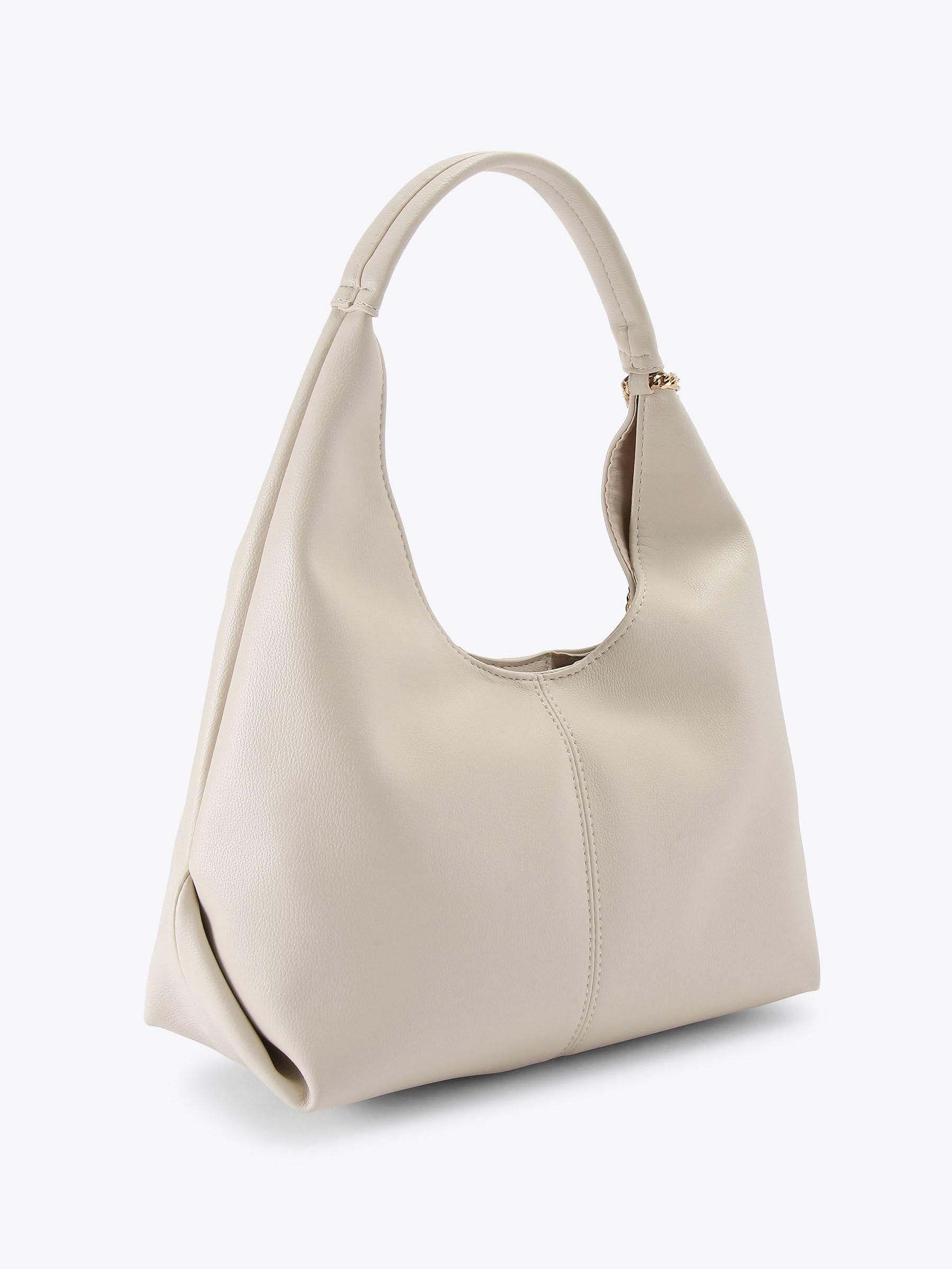 Carvela Cassia Mini Hobo handbag cream, imported from the UK