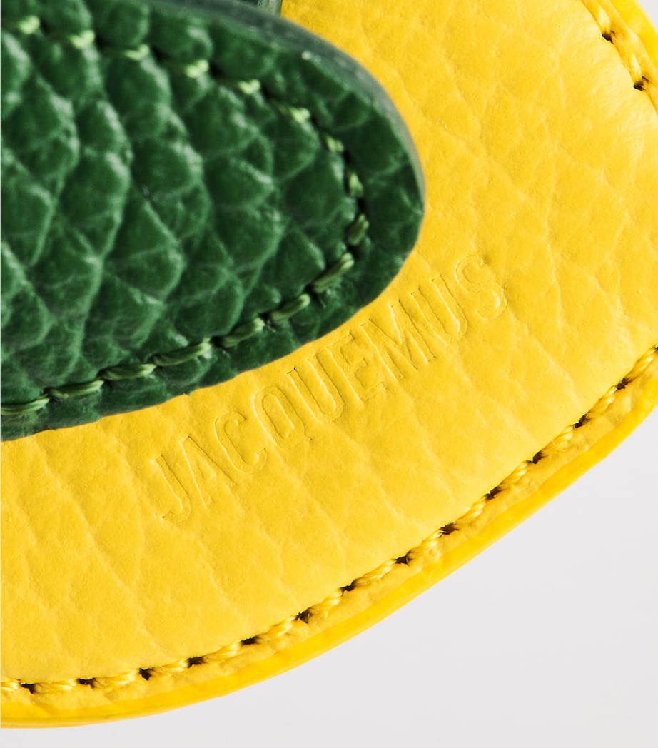 Jacquemus lemon bag charm grained calfskin leather - British product