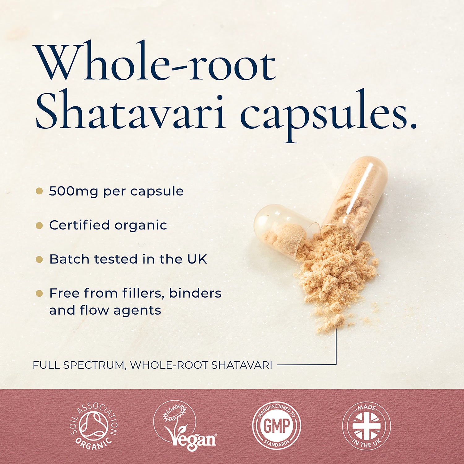 Ayurvediq organic shatavari capsules 60 - British product
