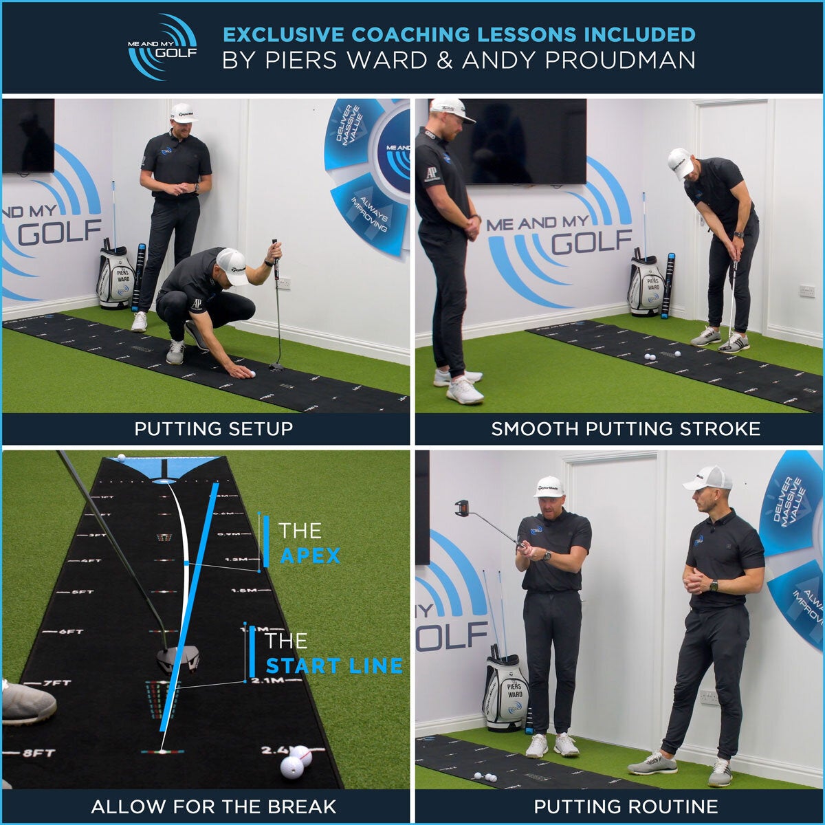 Me and My Golf Pure Putting Bundle training set - British product