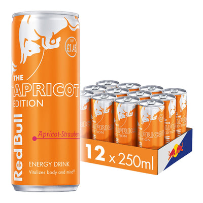 Costco UK Red Bull Apricot Edition Energy Drink 12x250ml- Buy online at McGrocer