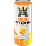 Reign Storm Valencia Orange Clean Energy Drink 12 pack 355ml, imported from the UK
