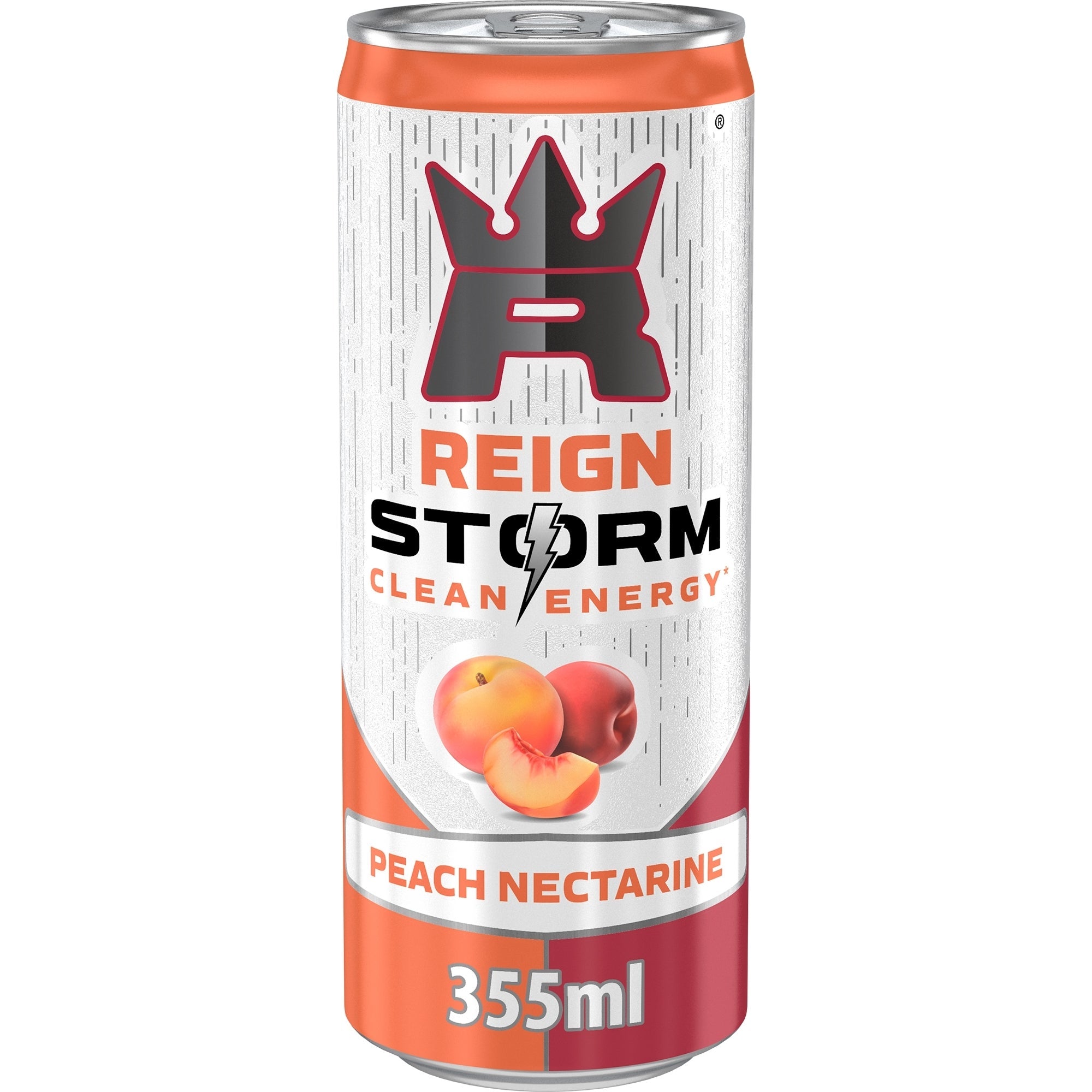 Reign Storm Peach Nectarine Energy Drink Multipack 12 x 355ml , imported from the UK