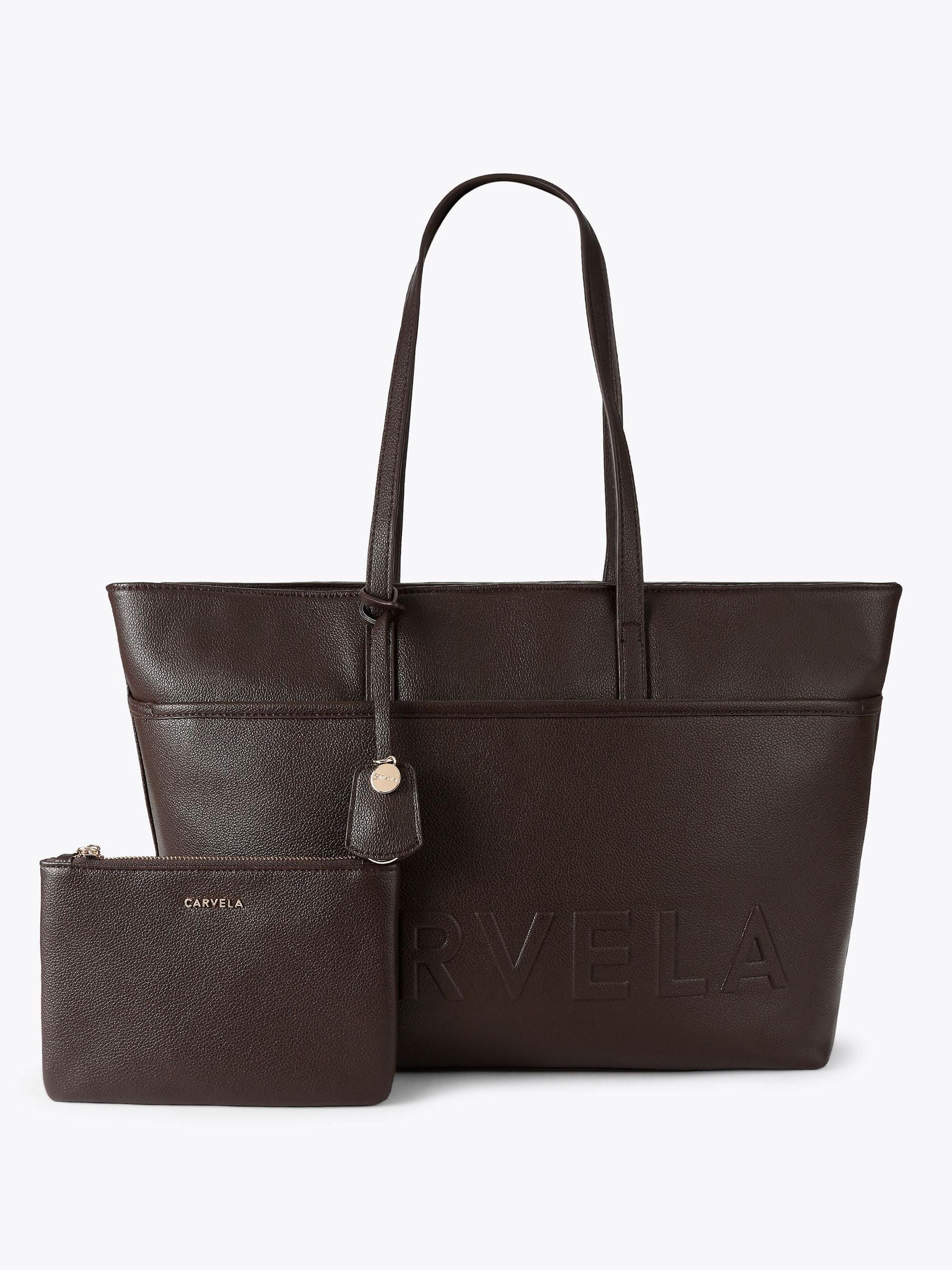 Carvela brown frame pocket wing tote bag imported from the UK