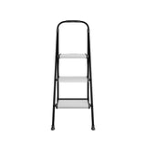 Cosco 3 tread folding step stool silver - British product
