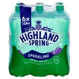 Highland Spring Sparkling Water   6 x 1L GOODS M&S   