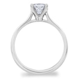 Costco 1.00ct princess cut diamond solitaire ring size N (British brand)
