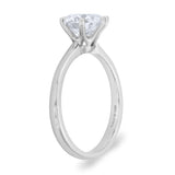 Costco diamond solitaire ring 2.00ct round brilliant cut platinum - British product