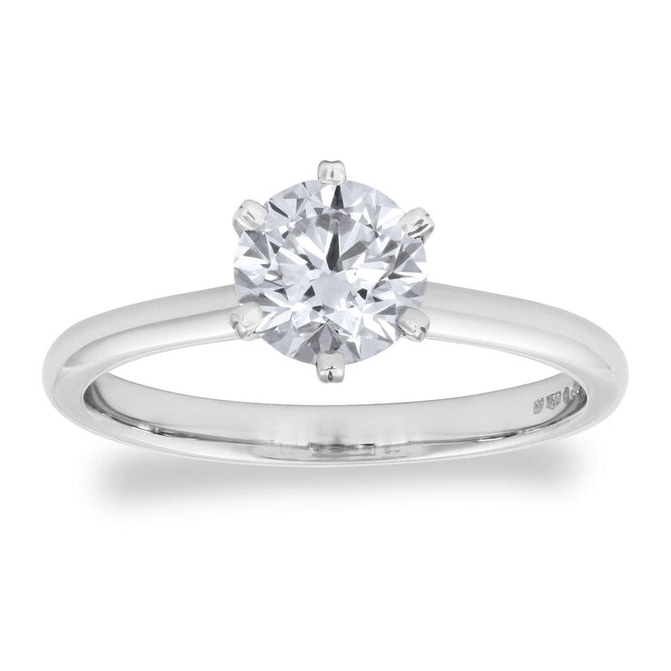 Costco 1ct round brilliant diamond solitaire ring in platinum (British brand)
