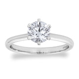 Costco 1ct round brilliant diamond solitaire ring in platinum (British brand)