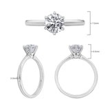 Costco 1ct round brilliant diamond solitaire ring in platinum (British brand)