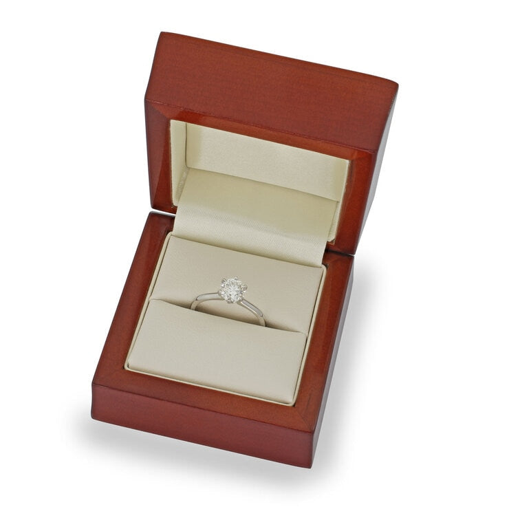 Costco 1ct round brilliant diamond solitaire ring in platinum (British brand)
