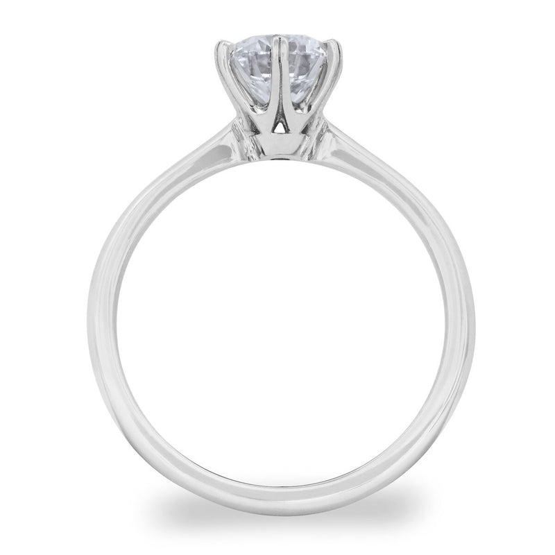 Costco 1ct round brilliant diamond solitaire ring in platinum (British brand)