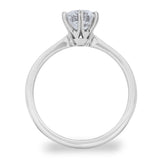 Costco 1ct round brilliant diamond solitaire ring in platinum (British brand)