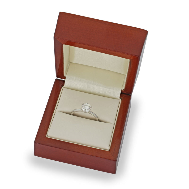Costco 1ct round brilliant diamond solitaire ring in platinum (British brand)