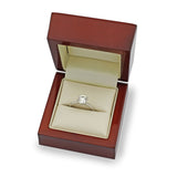 1.50ct round brilliant diamond ring size K, UK version