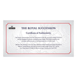 Royal Mail Royal Succession Commemorative Cover, UK version
