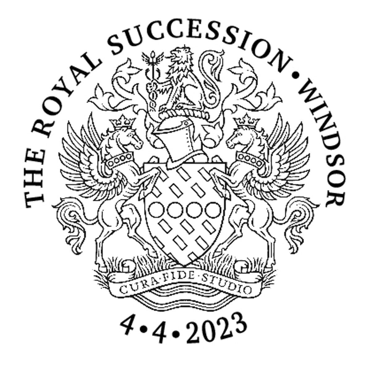 Royal Mail Royal Succession Commemorative Cover, UK version