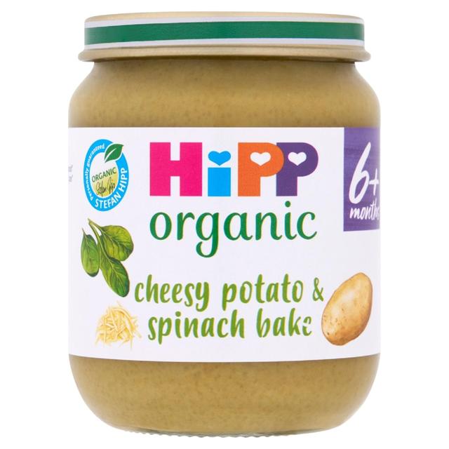 HiPP Organic Cheesy Potato & Spinach Bake Baby Food Jar 6+ Months    125g GOODS M&S   