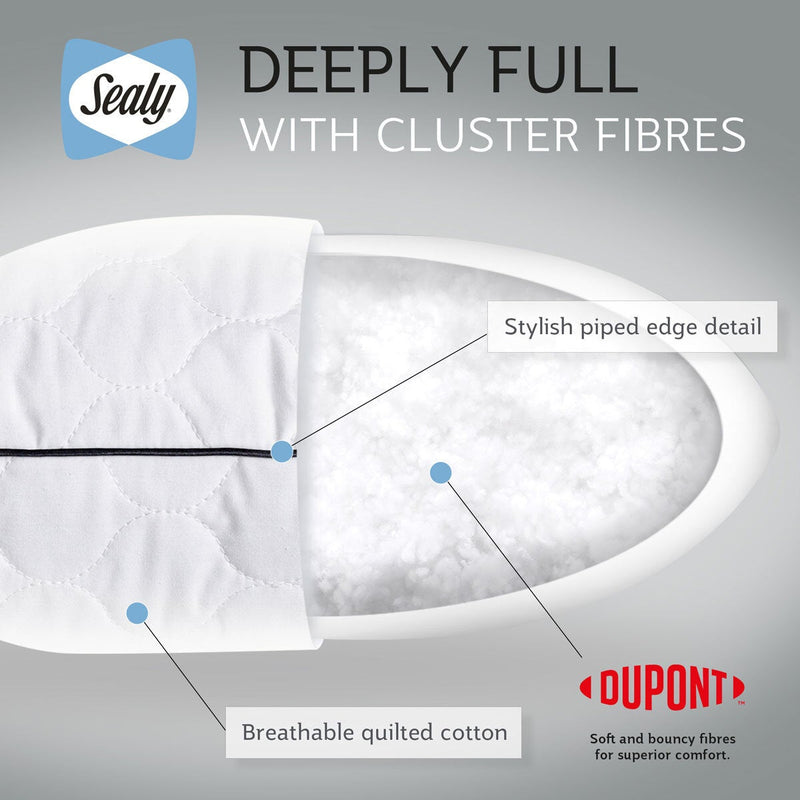 Sealy Deeply Full Pillow 2 pack - British product