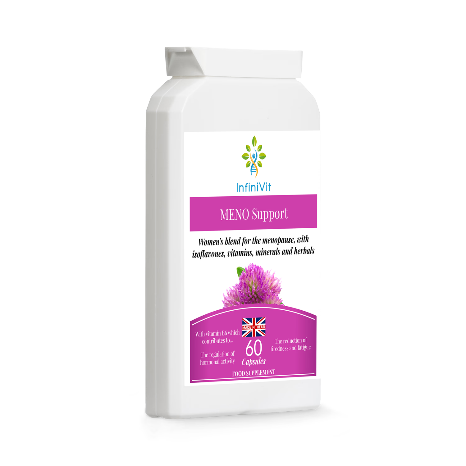 InfiniVit MENO Support menopause supplement 60 capsules (British brand)
