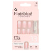 Finishing Touches French Ombre Oval Nails 24 Pieces - British product
