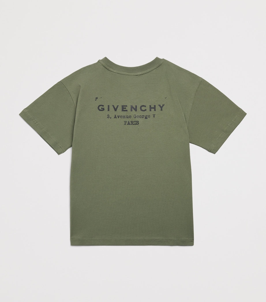 Givenchy Kids Cotton Logo T-Shirt (4-12 Years), UK version
