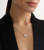 Graff white gold diamond butterfly pendant necklace, imported from the UK