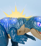 Jurassic World Growl and Glow Baryonyx dinosaur toy, 10-inch tall, UK version