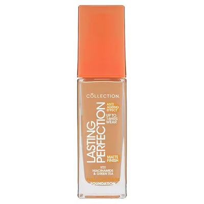 Superdrug Collection Lasting Perfection Matte Foundation 11N Maple Neutral Foundation- Buy online at McGrocer