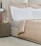 Frette Stardust Jacquard queen duvet cover, imported from the UK