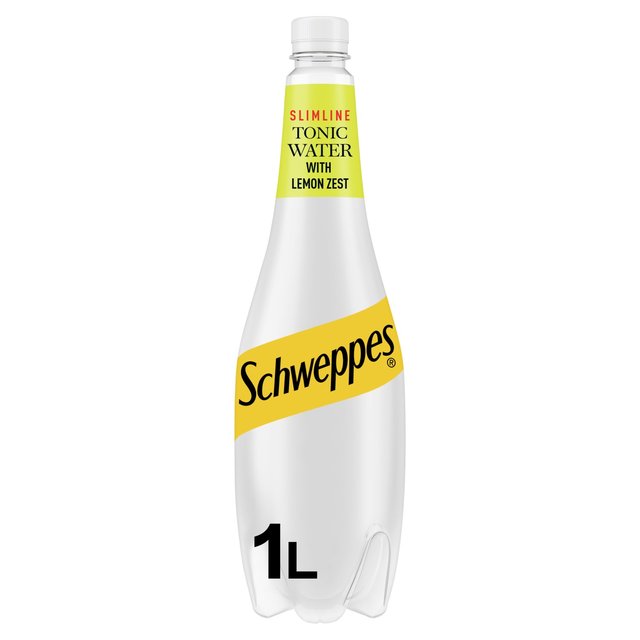 Schweppes Slimline Tonic with Zest of Lemon    1L GOODS M&S   