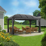 Sojag Moreno 10ft x 16ft (2.89 x 4.74m) Aluminium Frame Sun Shelter with Galvanised Steel Roof + Insect Netting GOODS Costco UK