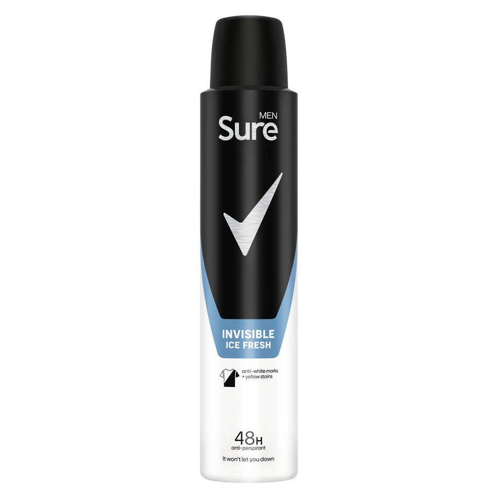 Sure Men Invisible Ice Fresh Anti-Perspirant, 6 x 200ml