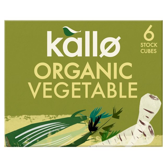 Kallo Organic Vegetable Stock Cubes   6 x 11g