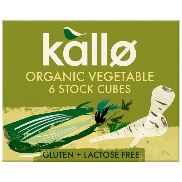 Kallo Organic Vegetable Stock Cubes   6 x 11g