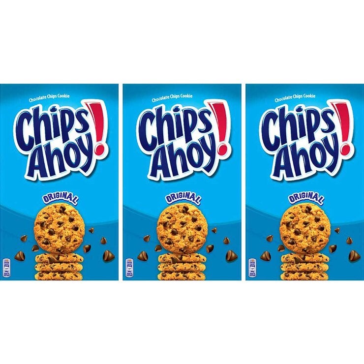 Chips Ahoy Chocolate Chip Cookies 3 x 400g - British product