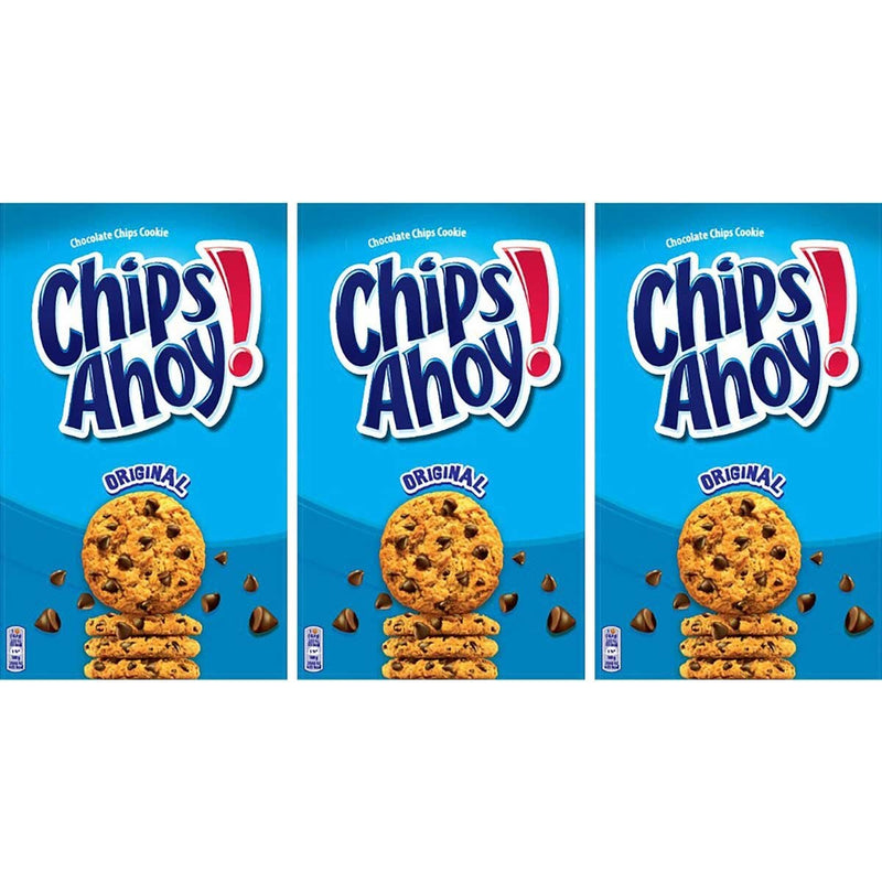 Chips Ahoy Chocolate Chip Cookies 3 x 400g - British product