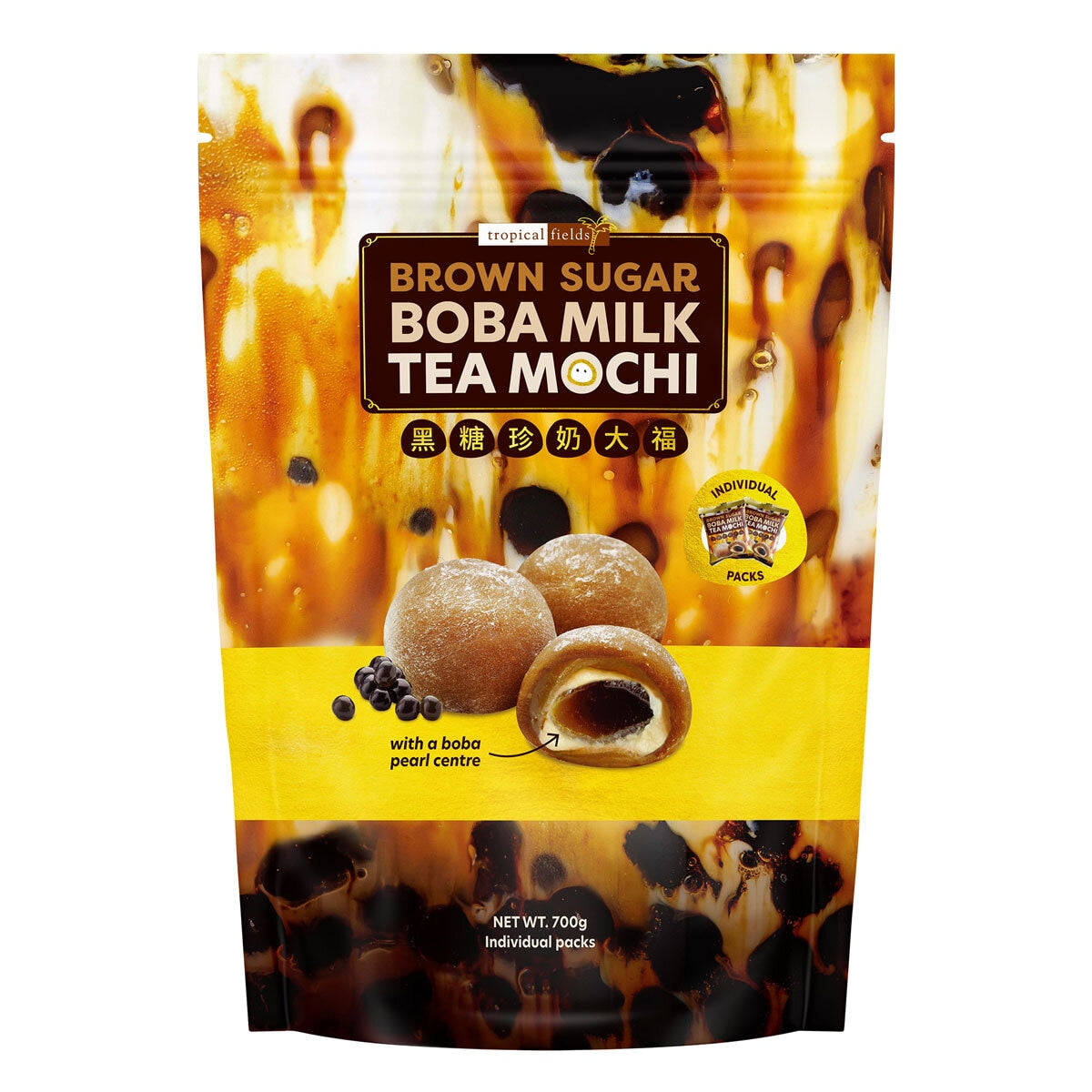 Tropical Fields Boba Milk Tea Mochi, 900g GOODS Costco UK