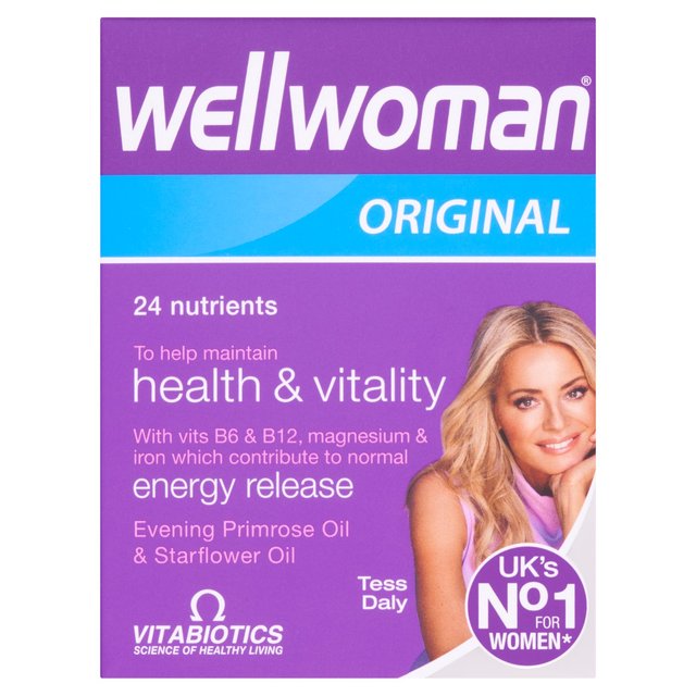 Vitabiotics Wellwoman Original Health & Vitality Capsules    30 per pack GOODS M&S   