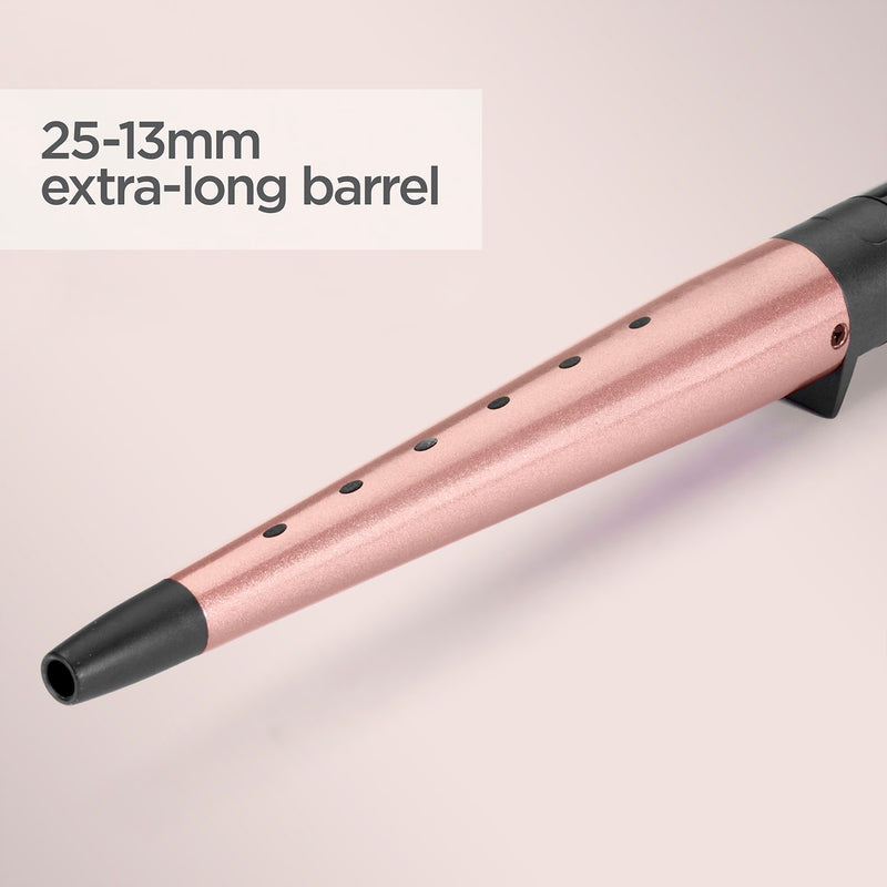 BaByliss Rose Quartz conical curling wand - British product