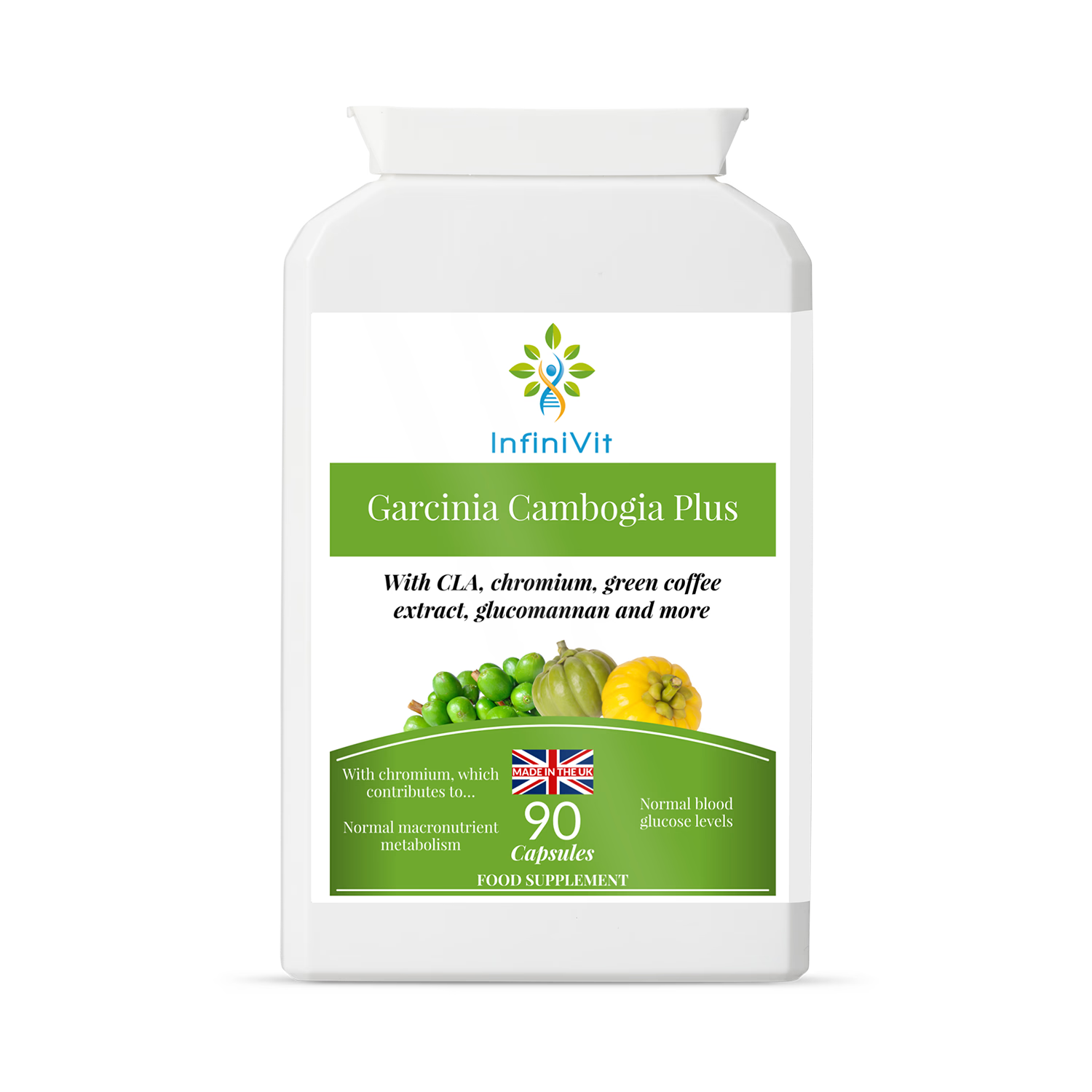 InfiniVit Garcinia Cambogia Plus 90 capsules (British brand)