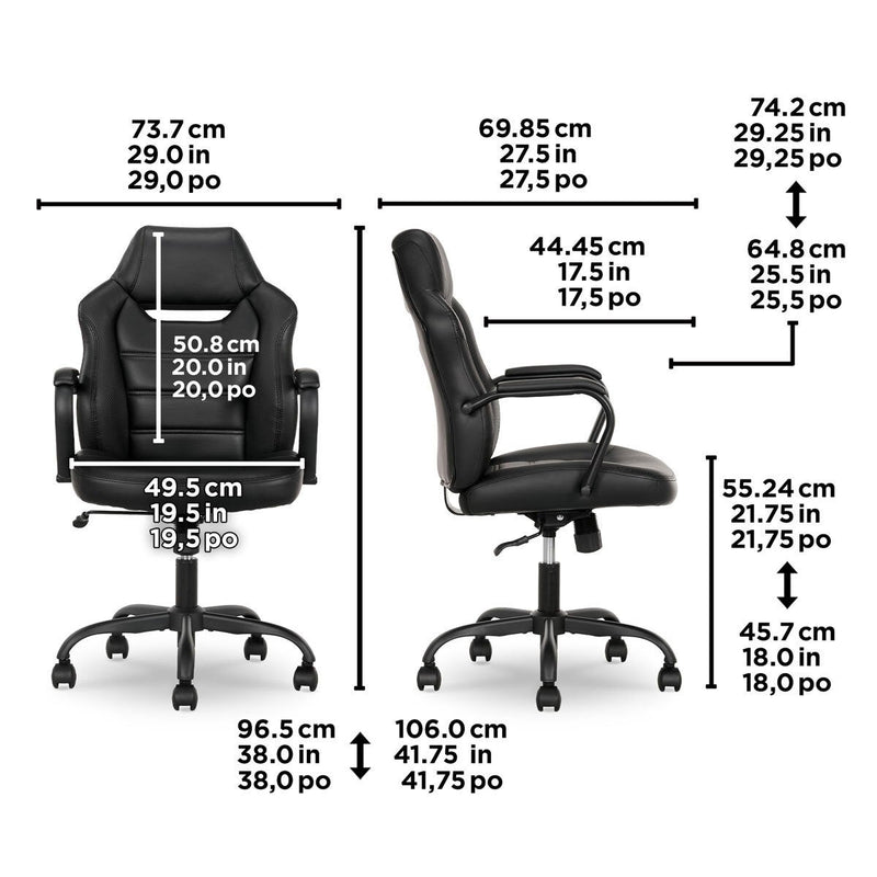True Innovations office chair black - British product